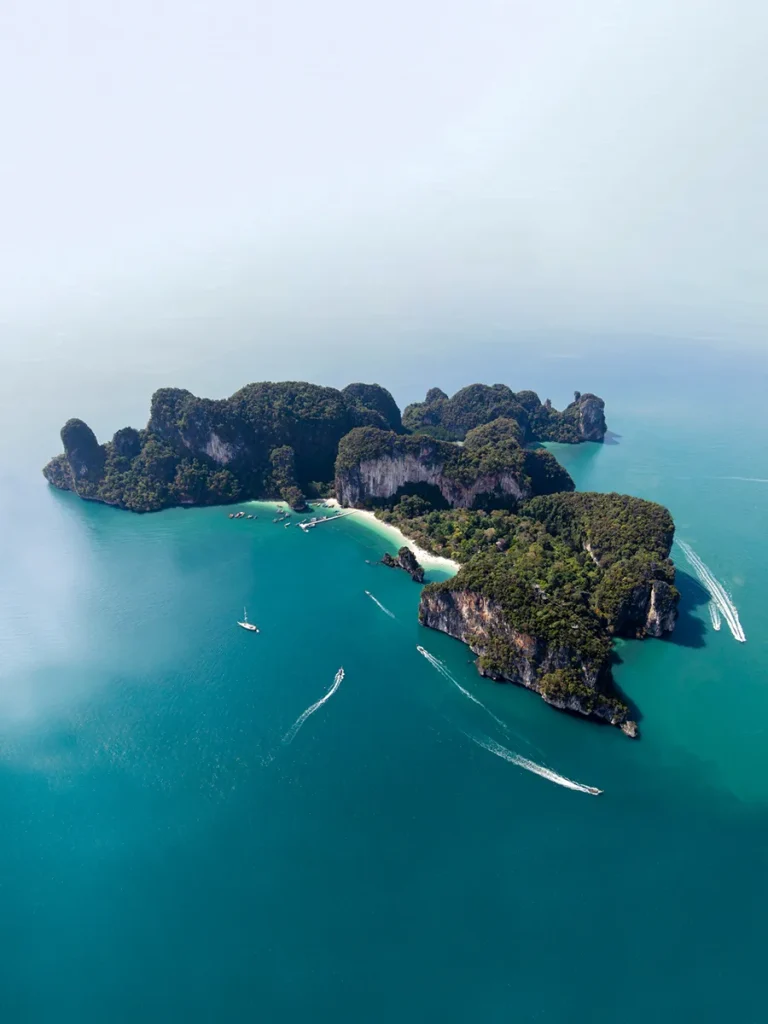 Hong Islands seen from a drone