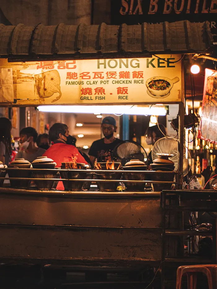 Food stall in Chinatown, Kuala Lumpur