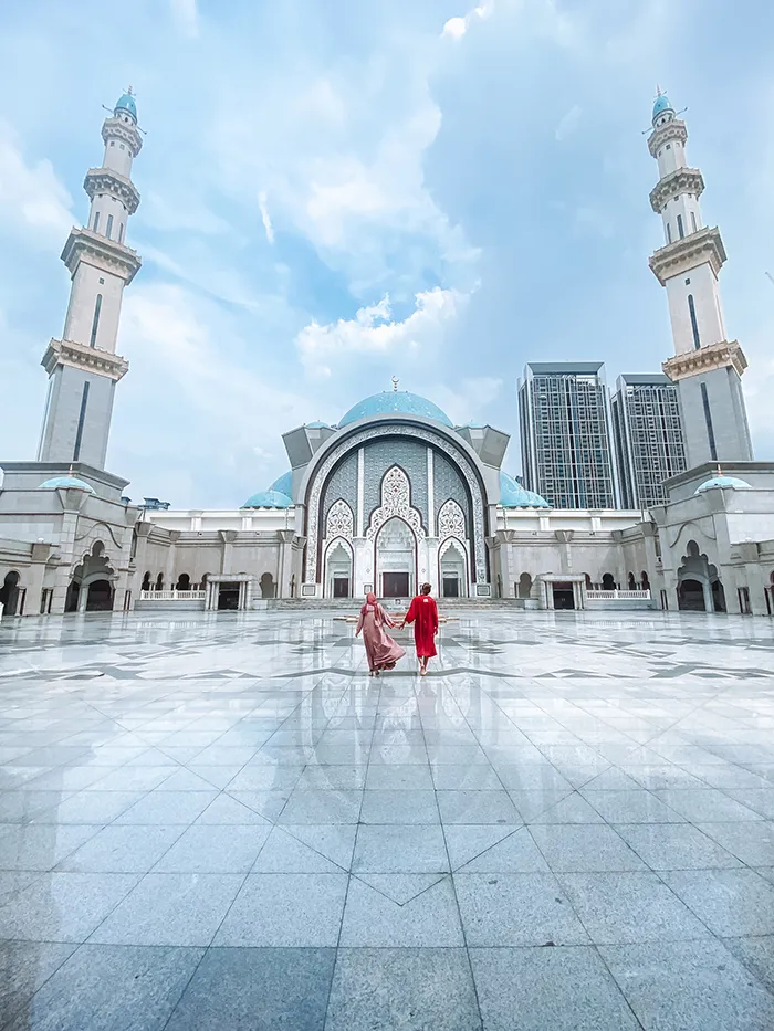 Interior of Masjid Wilayah or Federal Territory Mosque, Kuala Lumpur