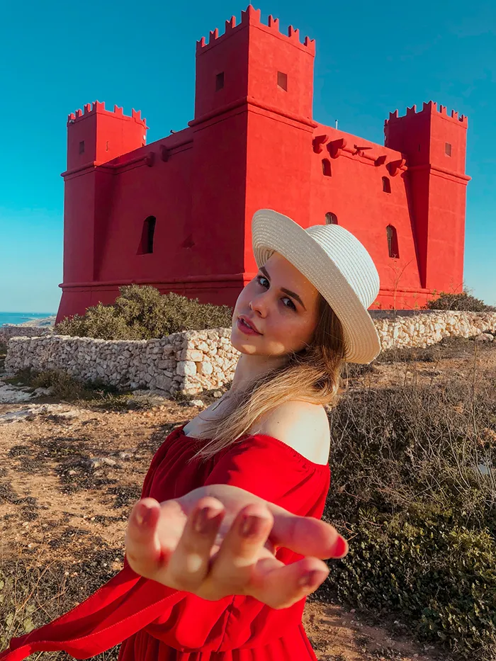 St. Agatha’s Tower (Malta’s Red Tower)
