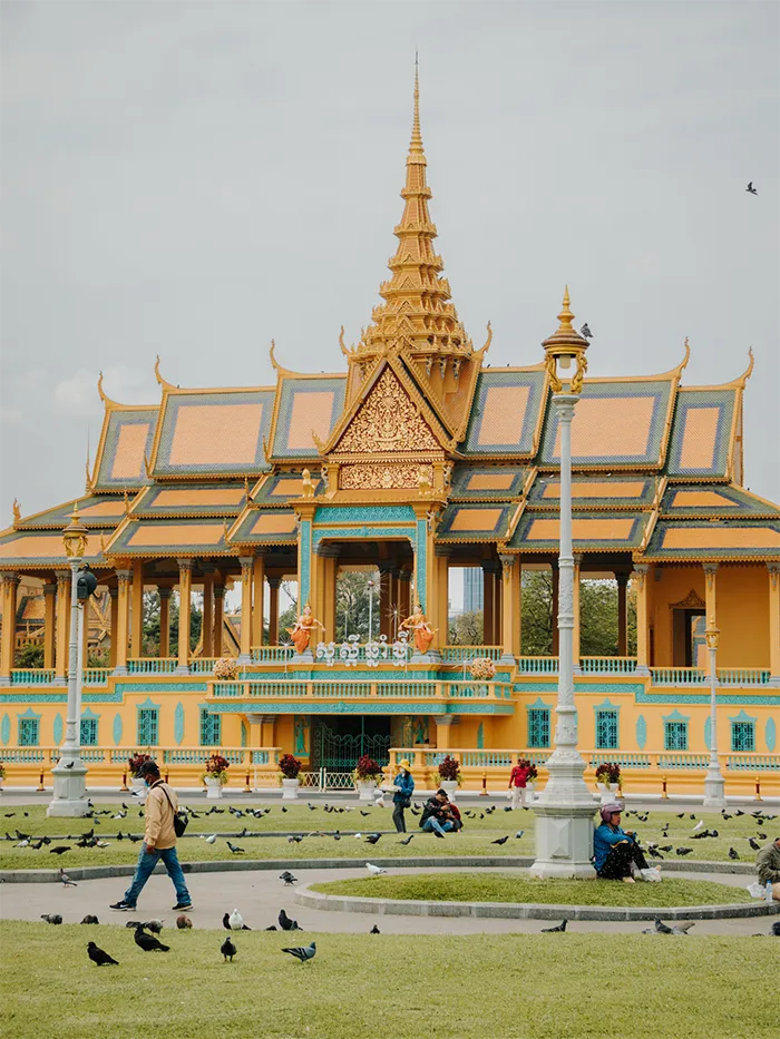 The Royal Palace and Silver Pagoda in Phnom Penh 