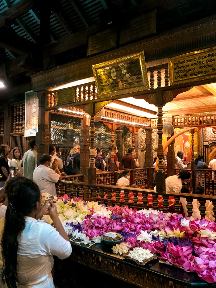 Daily Pooja at the Temple of the Tooth Relic in Kandy