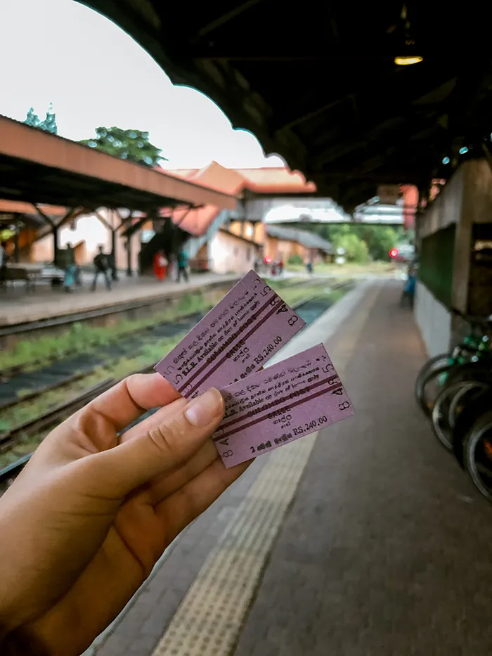 Second Class Train Tickets in Sri Lanka
