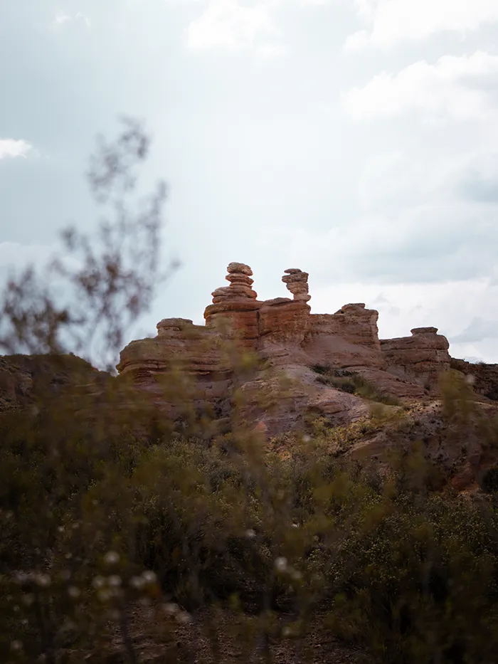 Roca doble at Atuel Canyon