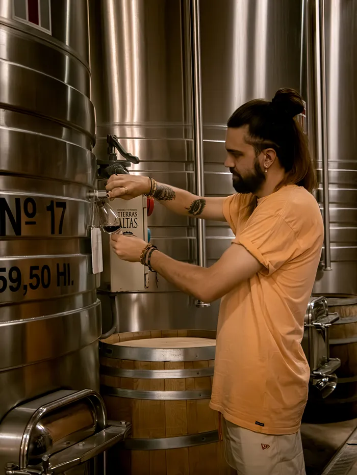 Wine tour at Bodega Tierras Altas