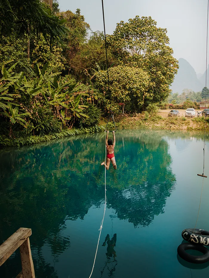blue lagoon vang vieng